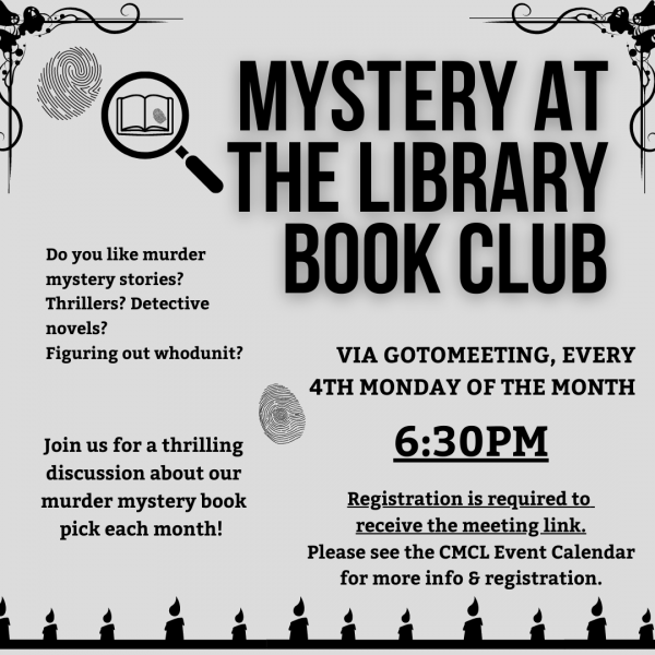Image for event: Mystery @ the Library Book Club