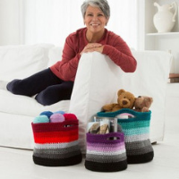 Image for event: Ombre Knit Basket